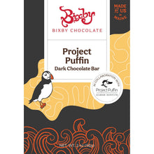 Load image into Gallery viewer, Bixby Organic Project Puffin 70% Dark Chocolate Bar
