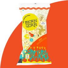 Load image into Gallery viewer, Bjorn Qorn Spicy Popcorn Bags - 12-Pack x 3oz Bags case