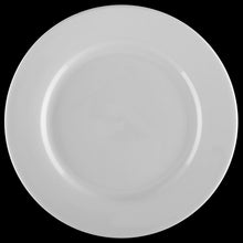 Load image into Gallery viewer, Wilmax Porcelain Set Of 12 Professional Rolled Rim White Dessert Plate 7" inch | 18 Cm