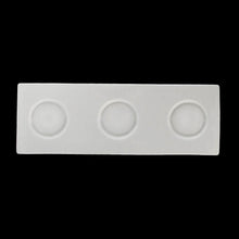 Load image into Gallery viewer, Wilmax Porcelain Set Of 6 White Tray With Dish / Cup Holders 10" inch X 3.5" inch |