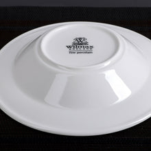 Load image into Gallery viewer, Wilmax Porcelain Set Of 6 Professional Rolled Rim White Deep Plate 8" inch | 8 Fl Oz