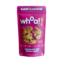 Load image into Gallery viewer, Pink package of whoa! dough chocolate chip cookie dough