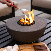 Load image into Gallery viewer, Concrete Semi-Round Fire Pit