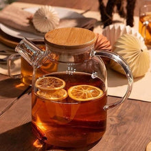 Load image into Gallery viewer, Wilmax Porcelain Thermo Glass Teapot 54 Fl Oz | High temperature and shock resistant