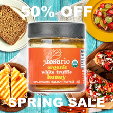 Load image into Gallery viewer, daRosario™ USDA Organic White Truffle Acacia Honey 4.25oz