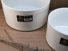 Load image into Gallery viewer, Wilmax Porcelain Deep Porcelain White Bowl 9" inch | 23 Cm 123 Fl Oz | 3630 Ml