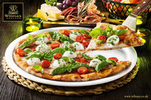 Load image into Gallery viewer, Wilmax Porcelain Set Of 3 White Personal Pizza Plate 14" inch | 35.5 Cm