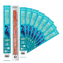 Load image into Gallery viewer, Field Trip Cracked Pepper Turkey Stick 1.0 oz (24 sticks) box - 6 boxes x 24 - 1.0oz sticks case