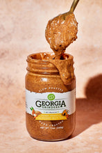 Load image into Gallery viewer, Georgia Grinders Almond Butter Assorted 4 Pack (One 12oz jar of each: Original Almond Butter, Maple Caramel Almond Butter, Salt Free Almond Butter, Honey Roasted Almond Butter - (CP-CL) by Georgia Grinders