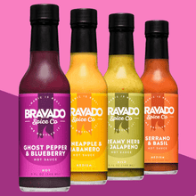Load image into Gallery viewer, GHOST PEPPER & BLUEBERRY HOT SAUCE
