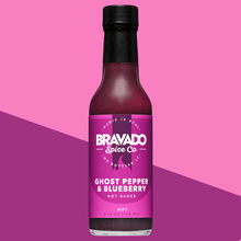 Load image into Gallery viewer, GHOST PEPPER & BLUEBERRY HOT SAUCE