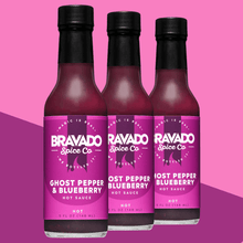Load image into Gallery viewer, GHOST PEPPER & BLUEBERRY HOT SAUCE