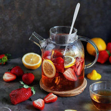Load image into Gallery viewer, Wilmax Porcelain Thermo Glass Teapot 54 Fl Oz | High temperature and shock resistant