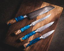 Load image into Gallery viewer, Vintage Gentlemen PREORDER: Eight Piece VG-10 Japanese Steel Kitchen Knife Set