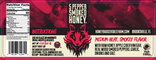 Load image into Gallery viewer, 5 - Pepper Smoked Honey by Honey Badgers Bee Farm