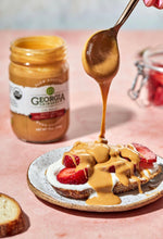 Load image into Gallery viewer, Georgia Grinders 64oz Bulk Tub of Organic Creamy Peanut Butter - (CP-CL) by Georgia Grinders