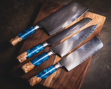 Load image into Gallery viewer, Vintage Gentlemen PREORDER: Eight Piece VG-10 Japanese Steel Kitchen Knife Set