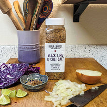 Load image into Gallery viewer, Burlap & Barrel Black Lime & Chili Salt