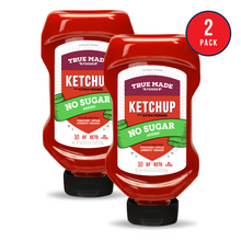 Load image into Gallery viewer, True Made No Added Sugar Ketchup, Squeeze Bottle - 6 bottles x 18.5 oz case