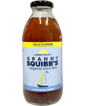 Load image into Gallery viewer, Granny Squibbs Sally's Lemon Sweetened Organic Iced Tea - 12 bottles x 16oz case