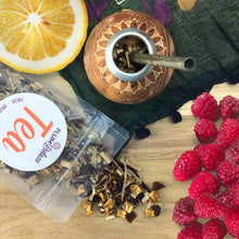 Load image into Gallery viewer, Plum Deluxe Tea Raspberry Revitalizer Lemon Mate Tea