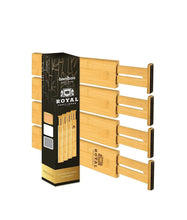 Load image into Gallery viewer, Royal Craft Wood Desk Drawer Dividers Set of 4