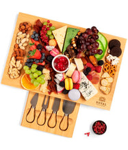 Load image into Gallery viewer, Royal Craft Wood Cheese board with knives