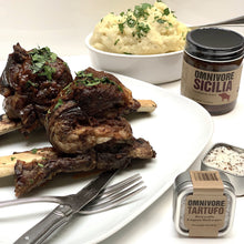 Load image into Gallery viewer, Truffle Salt with short ribs and mashed potatoes