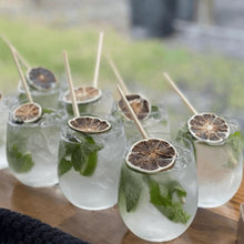 Load image into Gallery viewer, mojitos with dried oranges and wheat stem drinking straws
