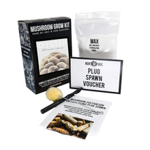 Load image into Gallery viewer, North Spore Organic Blue Oyster Mushroom Outdoor Log Growing Kit