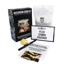 Load image into Gallery viewer, North Spore Organic Shiitake Mushroom Outdoor Log Kit