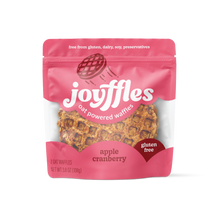 Load image into Gallery viewer, Joyffles apple cranberry (tart and sassy) Waffles - 2-piece Pack