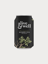 Load image into Gallery viewer, Alive & Well Palo Santo Kombucha Cans - 6 Pack case