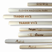Load image into Gallery viewer, restaurant engraved series of engraved drinking straws