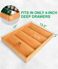 Load image into Gallery viewer, Royal Craft Wood Drawer spice rack organizer 17x13