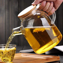 Load image into Gallery viewer, Wilmax Porcelain Thermo Glass Teapot 54 Fl Oz | High temperature and shock resistant