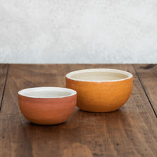 Load image into Gallery viewer, Wool+Clay Terracota & White Nested Clay Ramikens