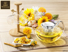 Load image into Gallery viewer, Wilmax Porcelain Thermo Glass Teapot 52 Fl Oz | High temperature and shock resistant