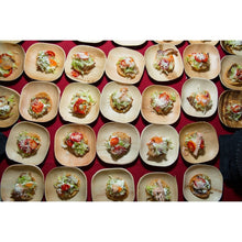 Load image into Gallery viewer, 4" X 4" SQUARE PALM LEAF PLATES - 600 Counts