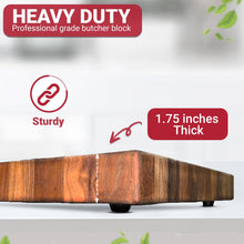 Load image into Gallery viewer, Virginia Boys Kitchens Extra Large Walnut Wood End Grain Cutting Board