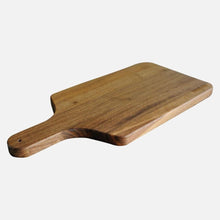 Load image into Gallery viewer, Virginia Boys Kitchens 8 x 17 Walnut Cutting Board and Charcuterie Paddle with Handle