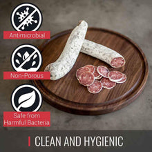 Load image into Gallery viewer, Virginia Boys Kitchens Small Round Walnut Charcuterie Board