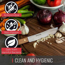 Load image into Gallery viewer, Virginia Boys Kitchens Large Round Walnut Wood Charcuterie Board