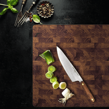 Load image into Gallery viewer, Virginia Boys Kitchens LARGE END GRAIN WALNUT WOOD BUTCHER BLOCK