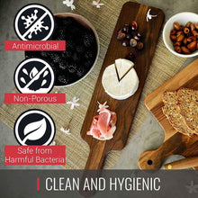 Load image into Gallery viewer, Virginia Boys Kitchens 4 x 20 Walnut Cutting Board and Bread Paddle with Handle