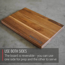 Load image into Gallery viewer, Virginia Boys Kitchens Small Walnut Wood Cutting Board
