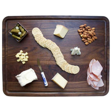 Load image into Gallery viewer, Virginia Boys Kitchens Large Walnut Wood Cutting Board