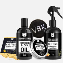 Load image into Gallery viewer, Virginia Boys Kitchens Complete Care Kit for Wood Cutting Boards