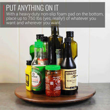 Load image into Gallery viewer, Virginia Boys Kitchens Walnut Wood Lazy Susan Centerpiece