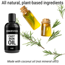 Load image into Gallery viewer, Virginia Boys Kitchens Natural Cast Iron Seasoning Oil